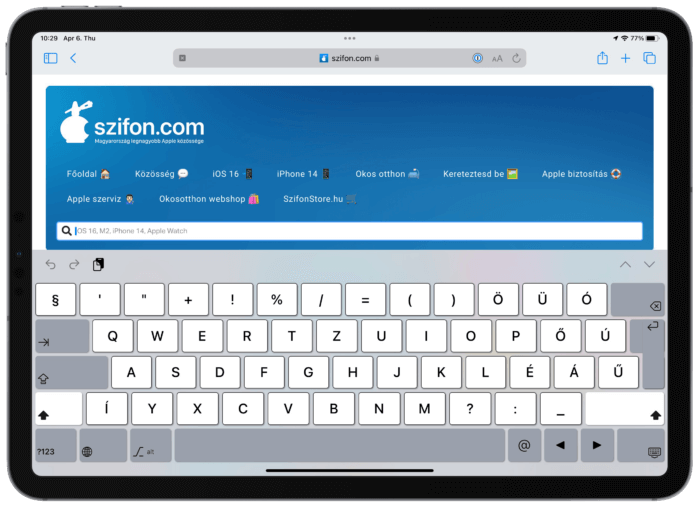 HUNKey a magyar iOS billentyűzet | UniOffice